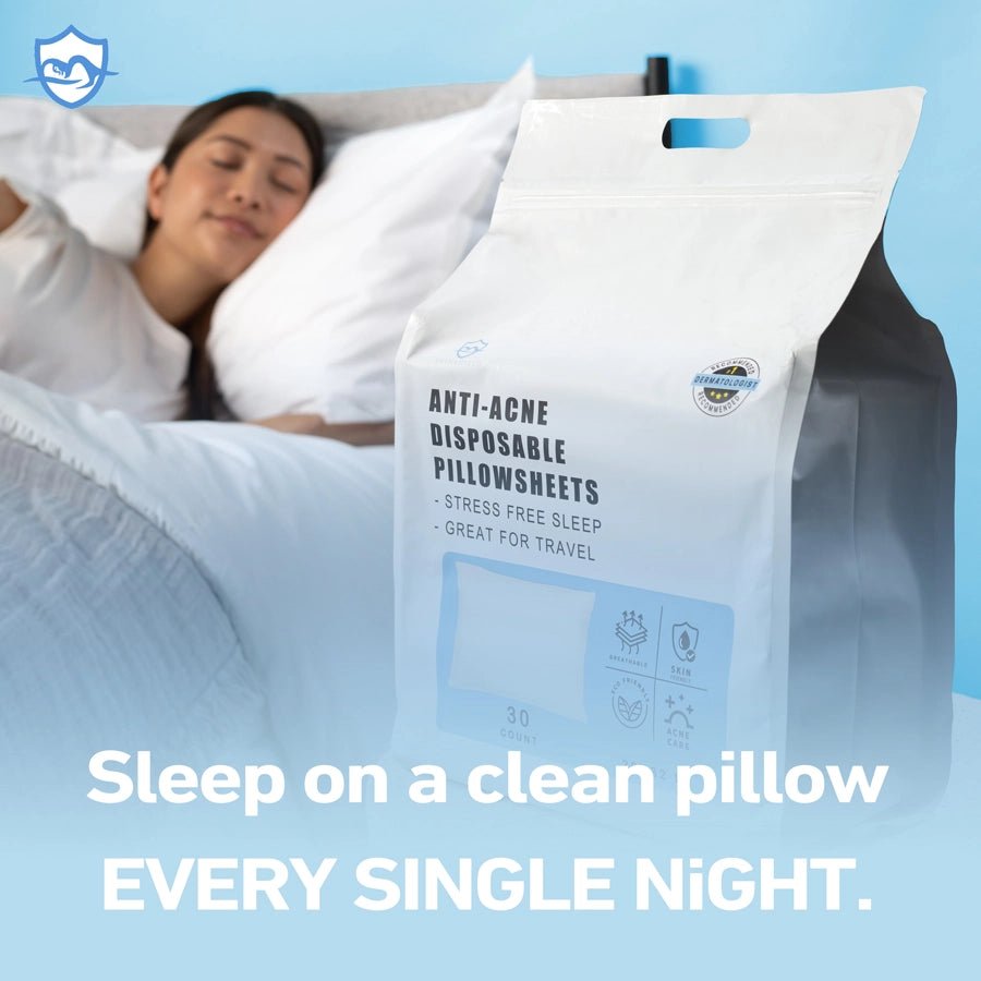 Disposable Anti-Acne Pillow Sheets - SkinShield